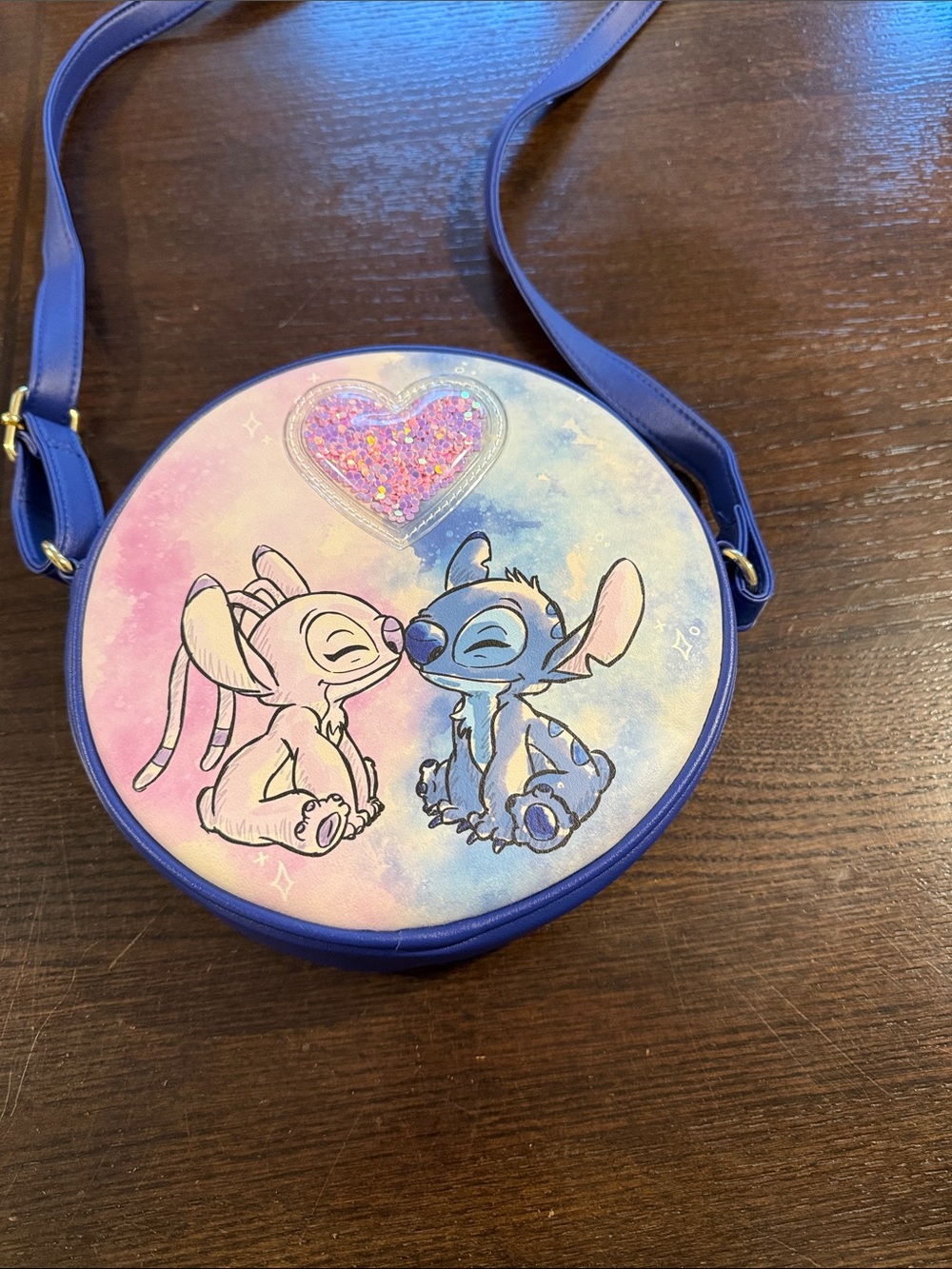 Her Universe Disney Stitch and Angel Crossbody Bag